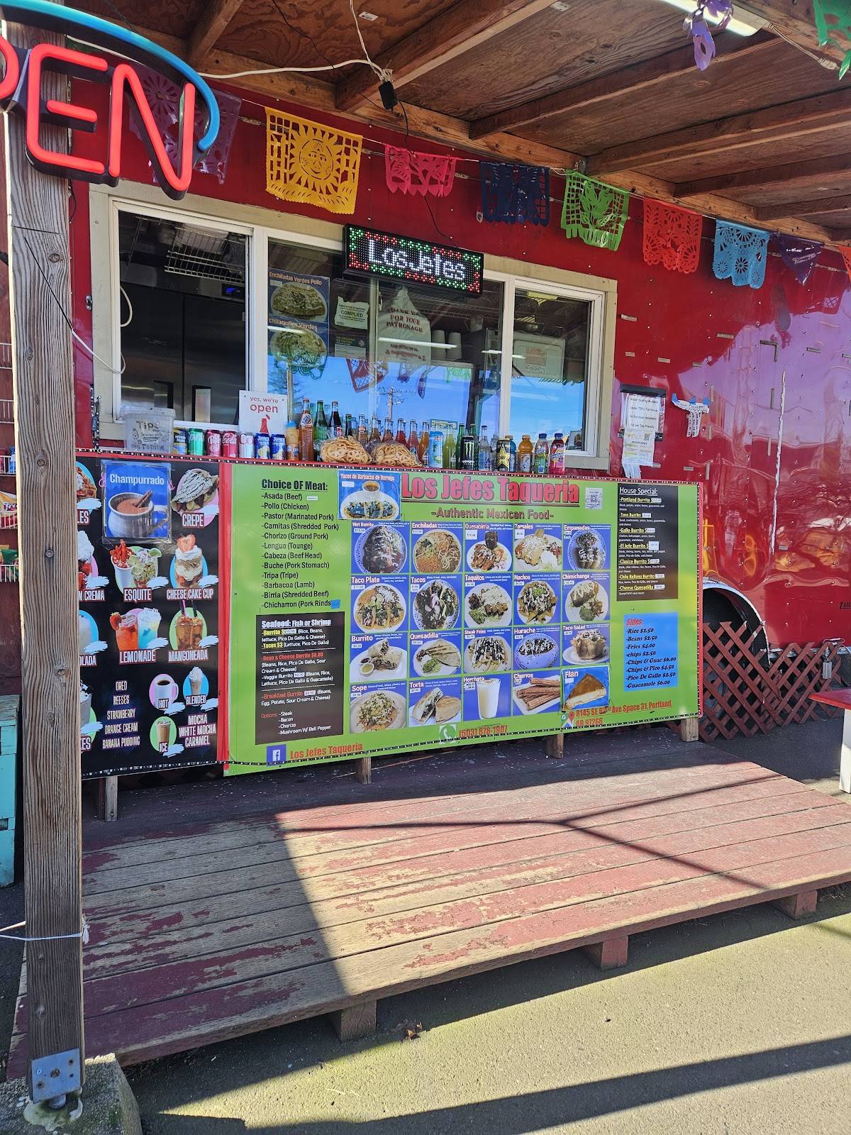 Los Jefes Mexican Taqueria меню