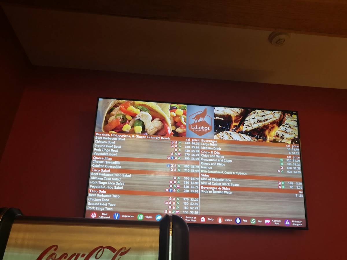 Los Lobos Mexican Grill меню