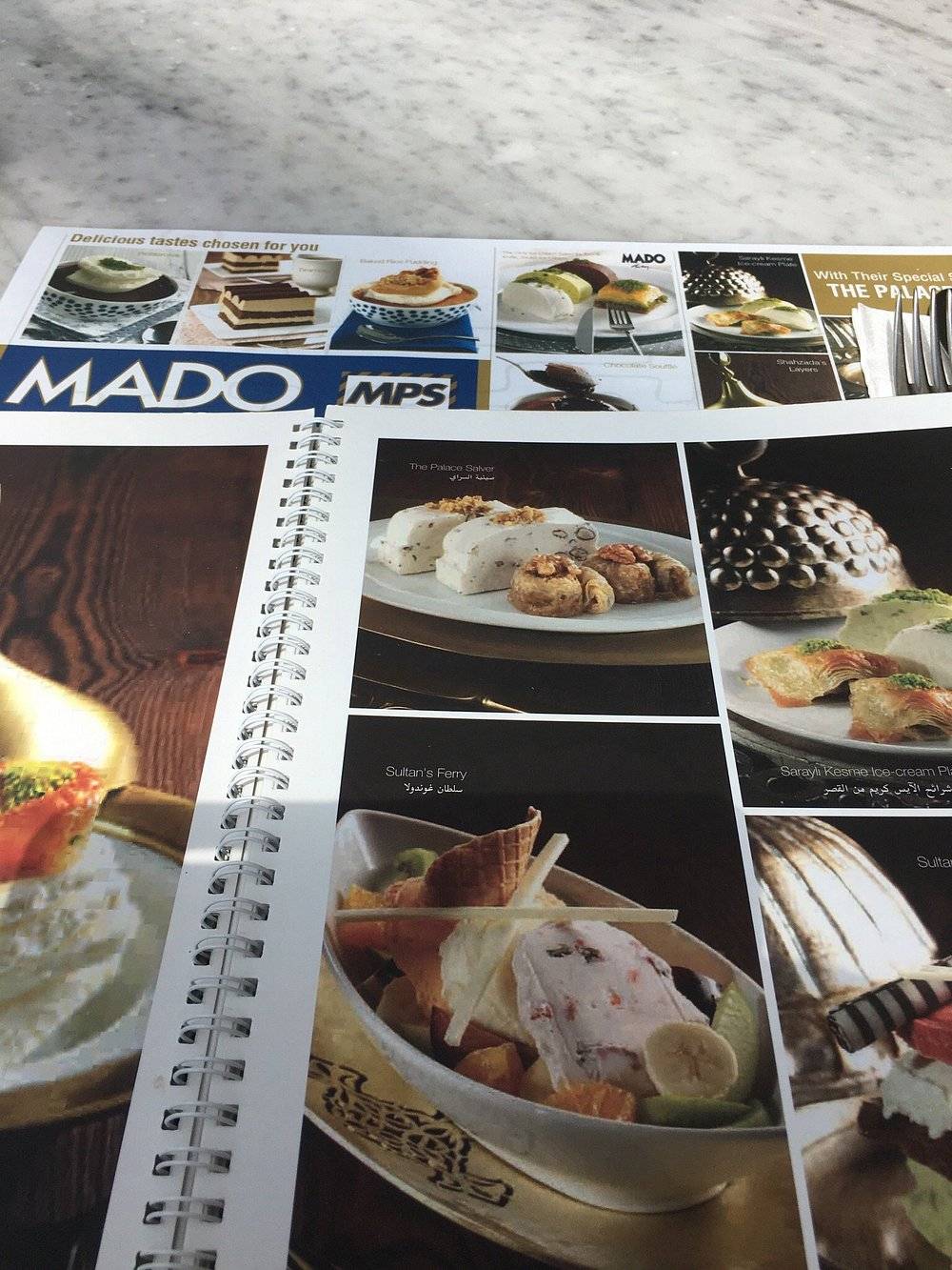 MADO Landmark Mall меню