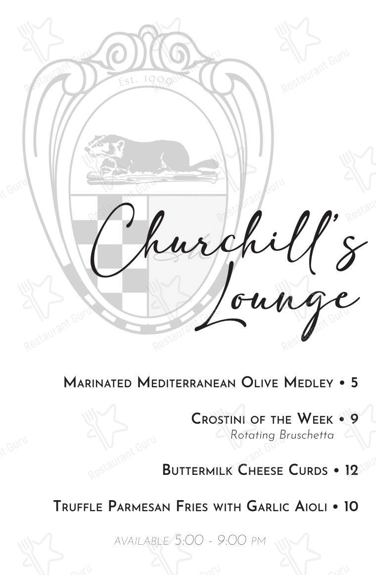 Lunch Menu паба и бара Madison Club в Мадисне