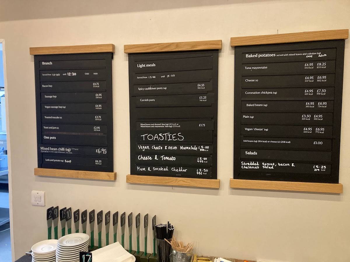 Manders Tea Room меню