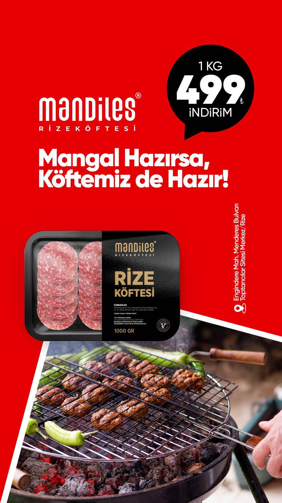 Mandiles Rize Köftecisi меню