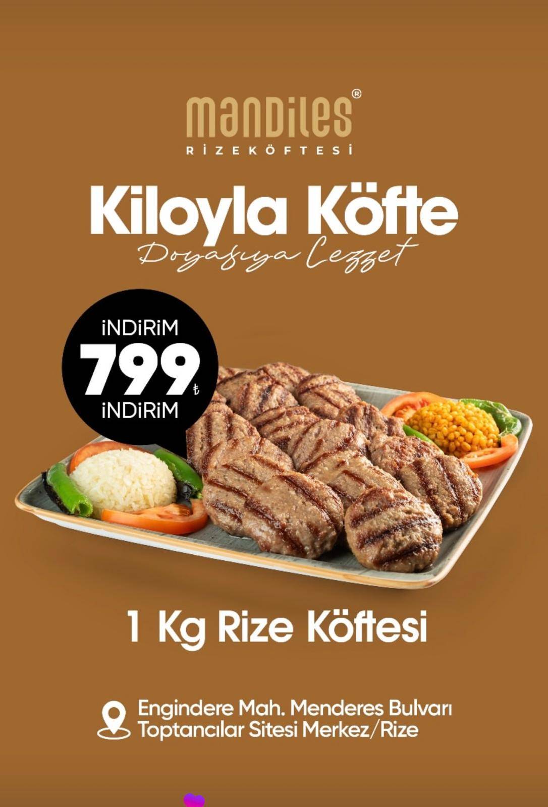 Mandiles Rize Köftecisi меню