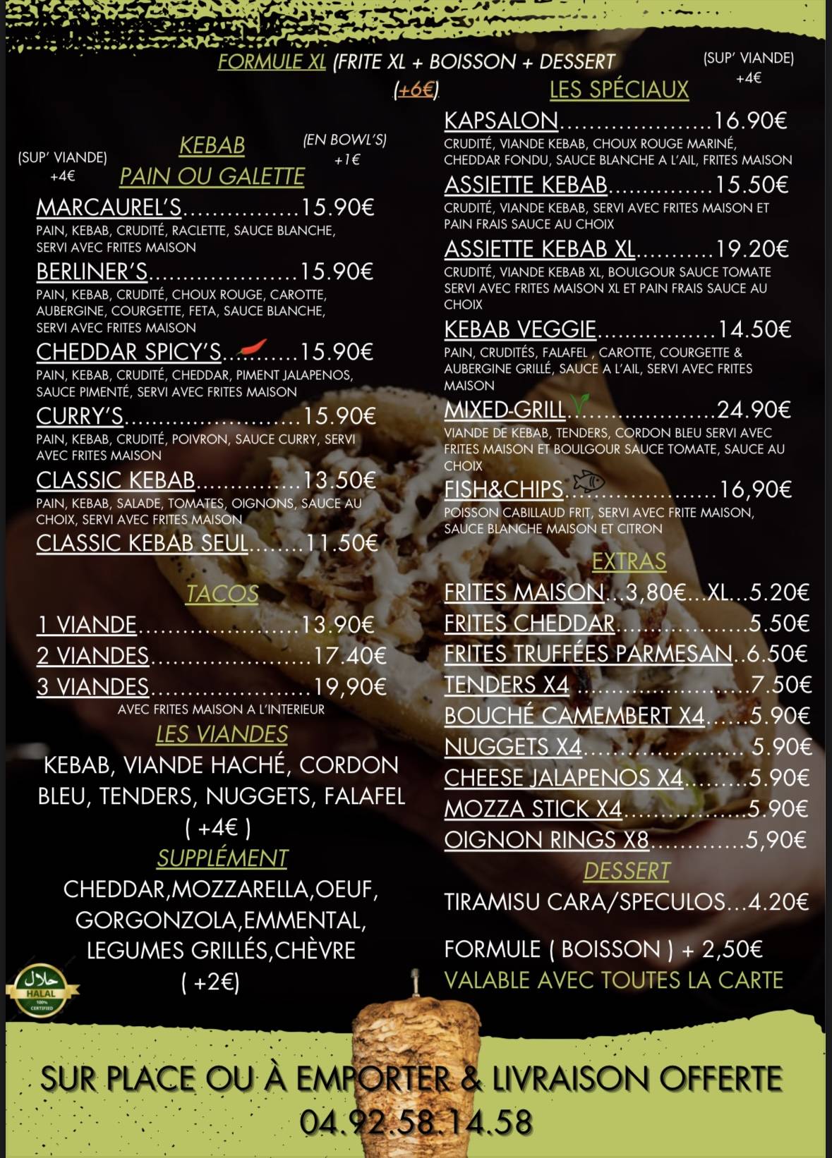 MarcAurel’s Kebab & Tacos меню