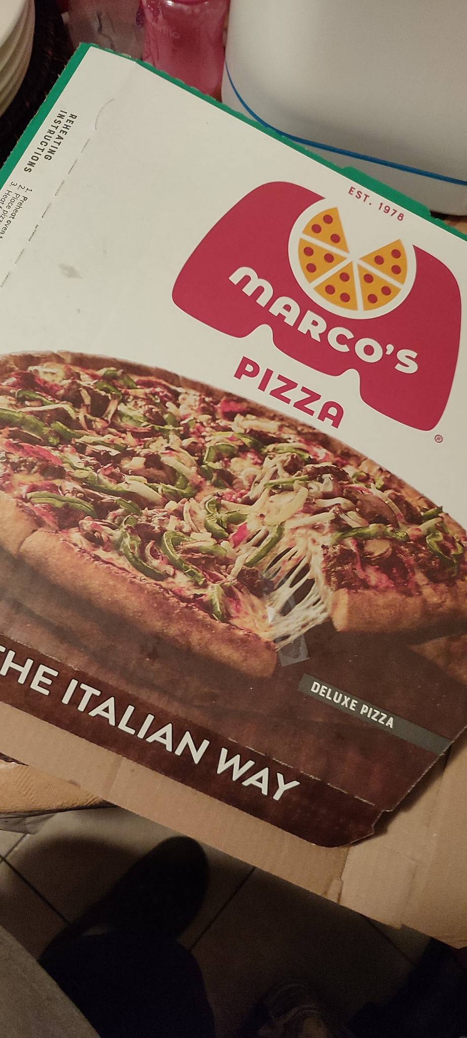 Marco's Pizza меню