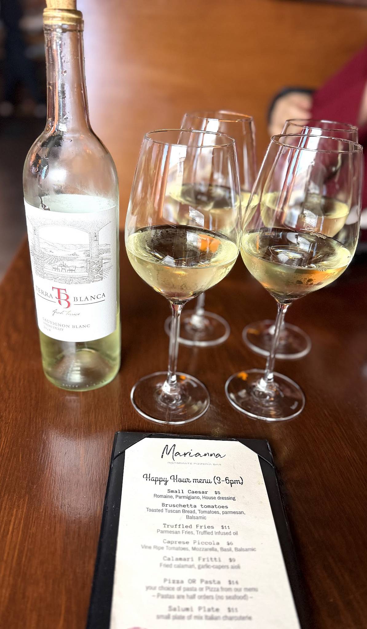 Marianna Ristorante меню