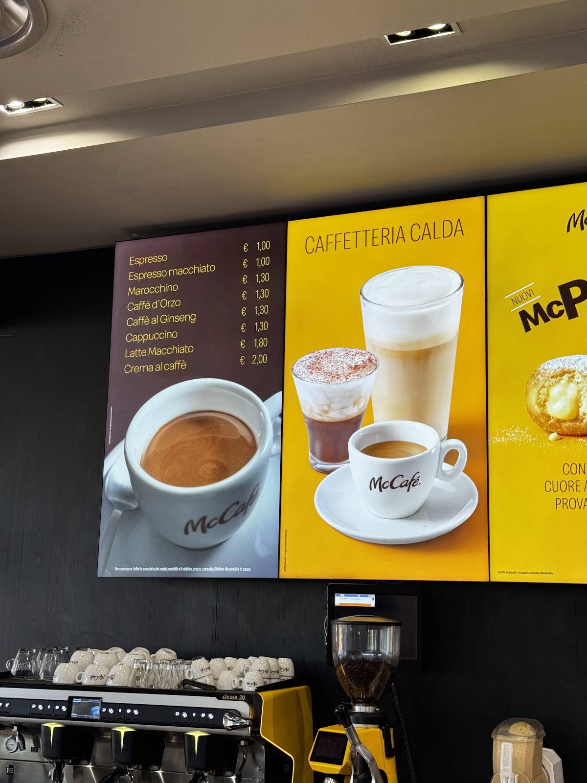 McDonald's Dragona меню