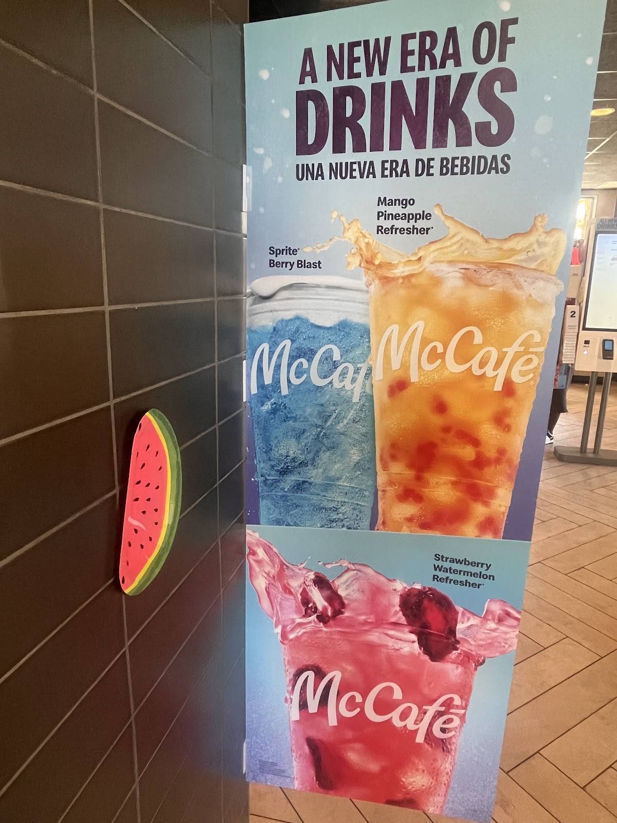 McDonald's меню