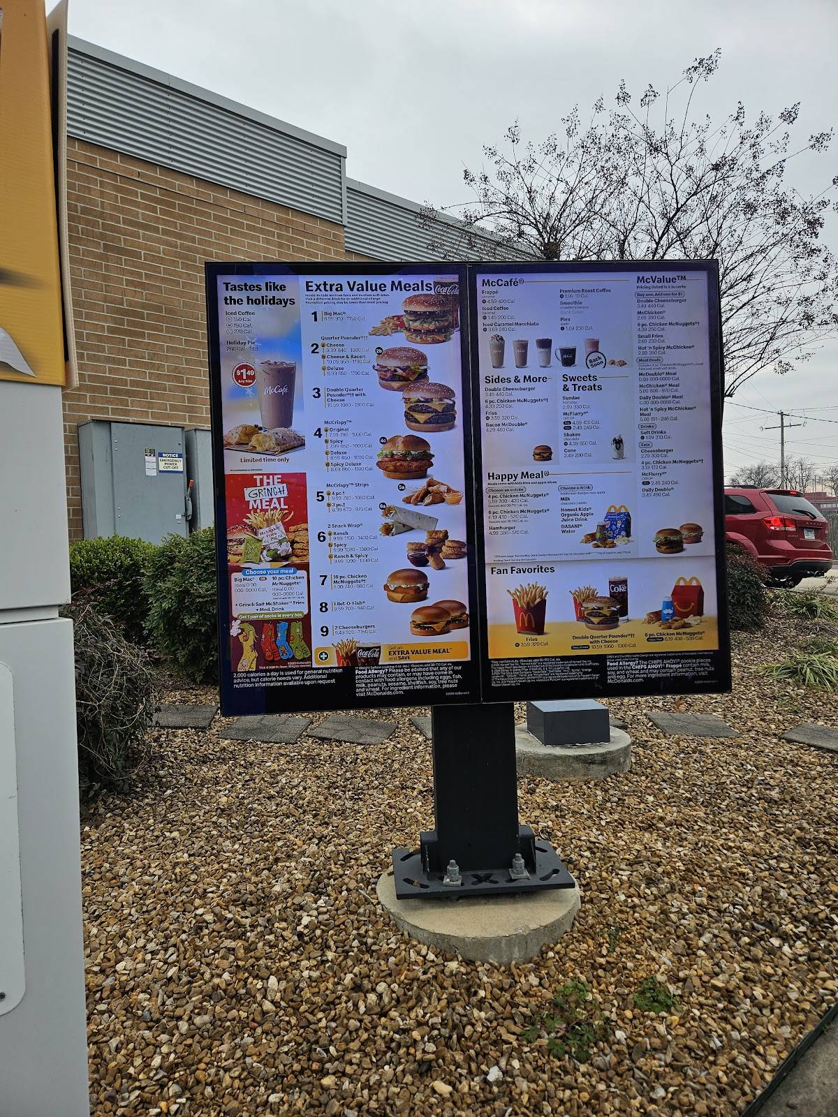 McDonald's меню