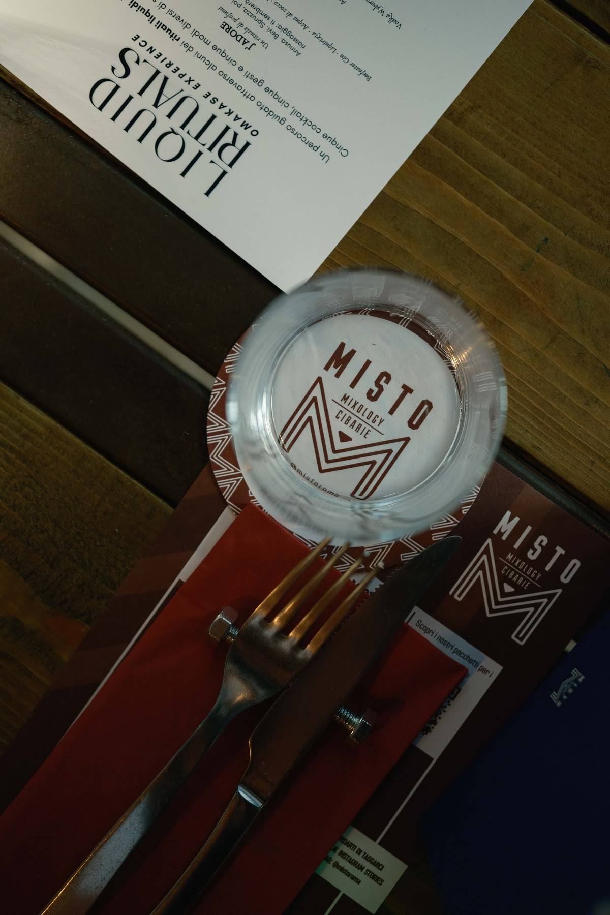 Misto - Mixology e Cibarie меню