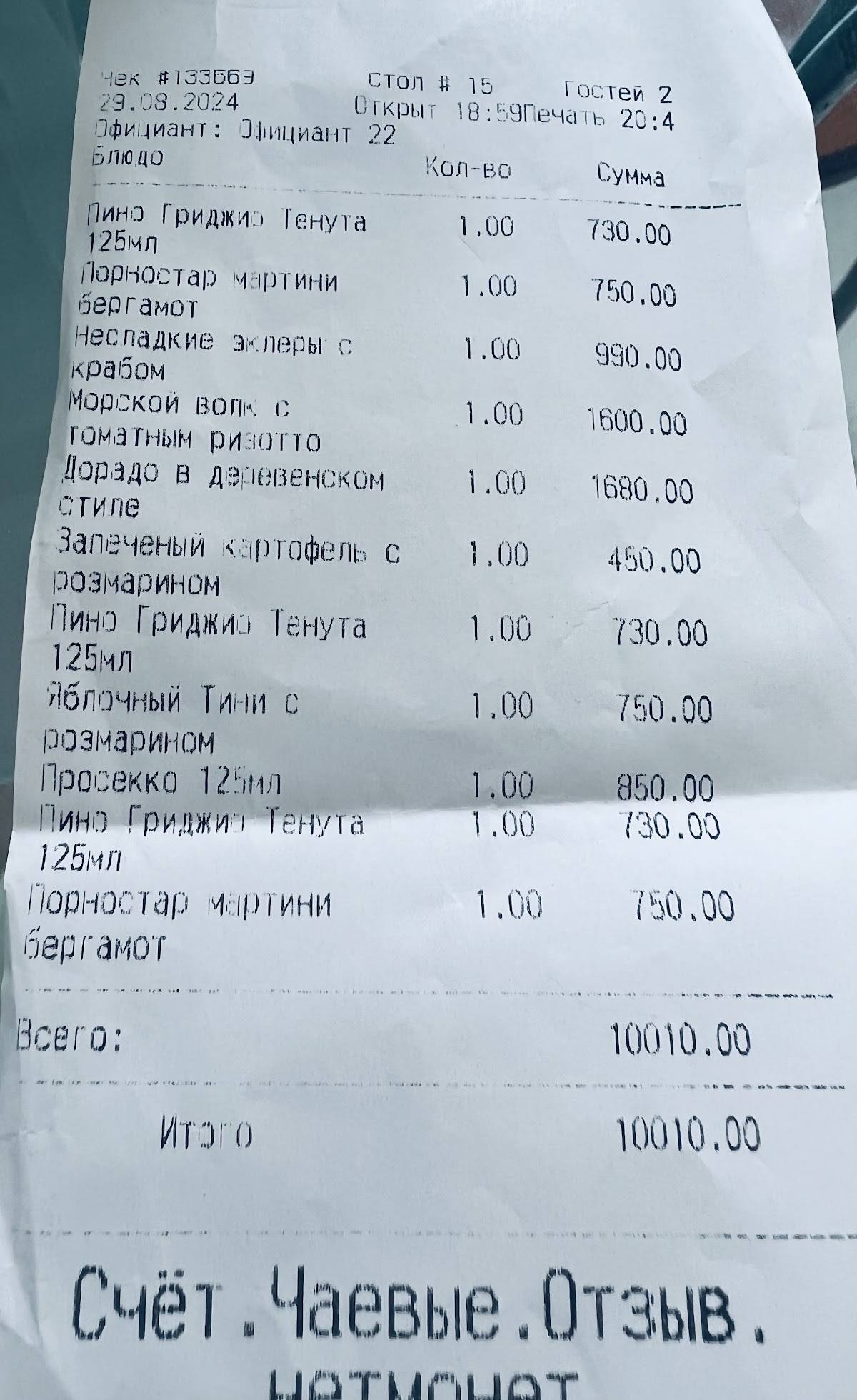 Modus меню