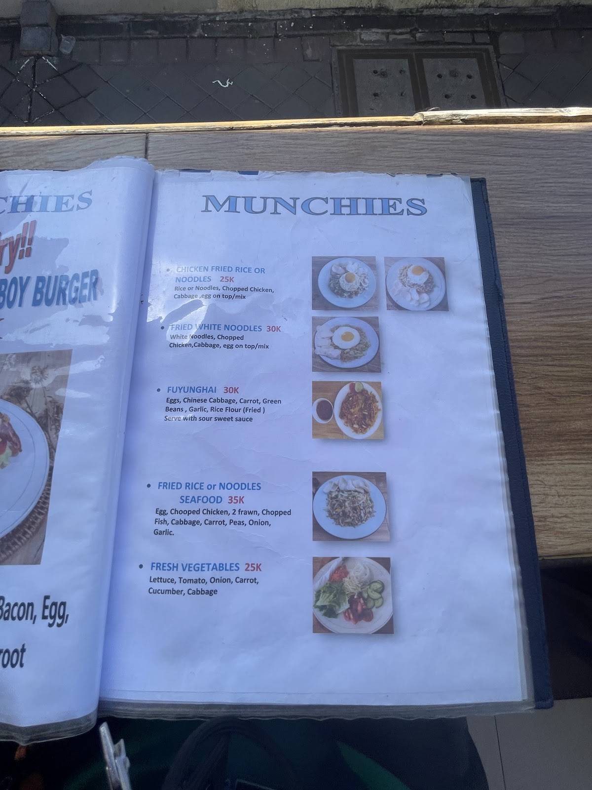 Munchies меню