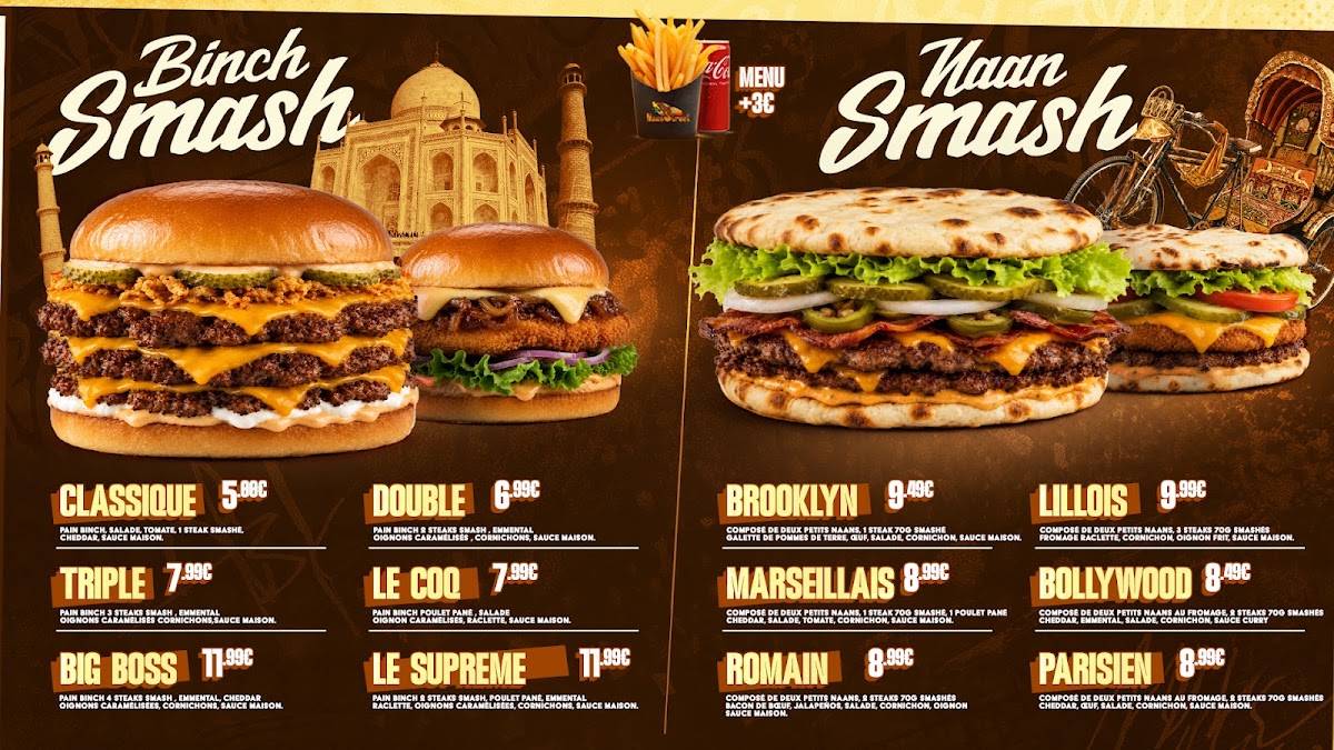 NAAN STREET ROUBAIX меню