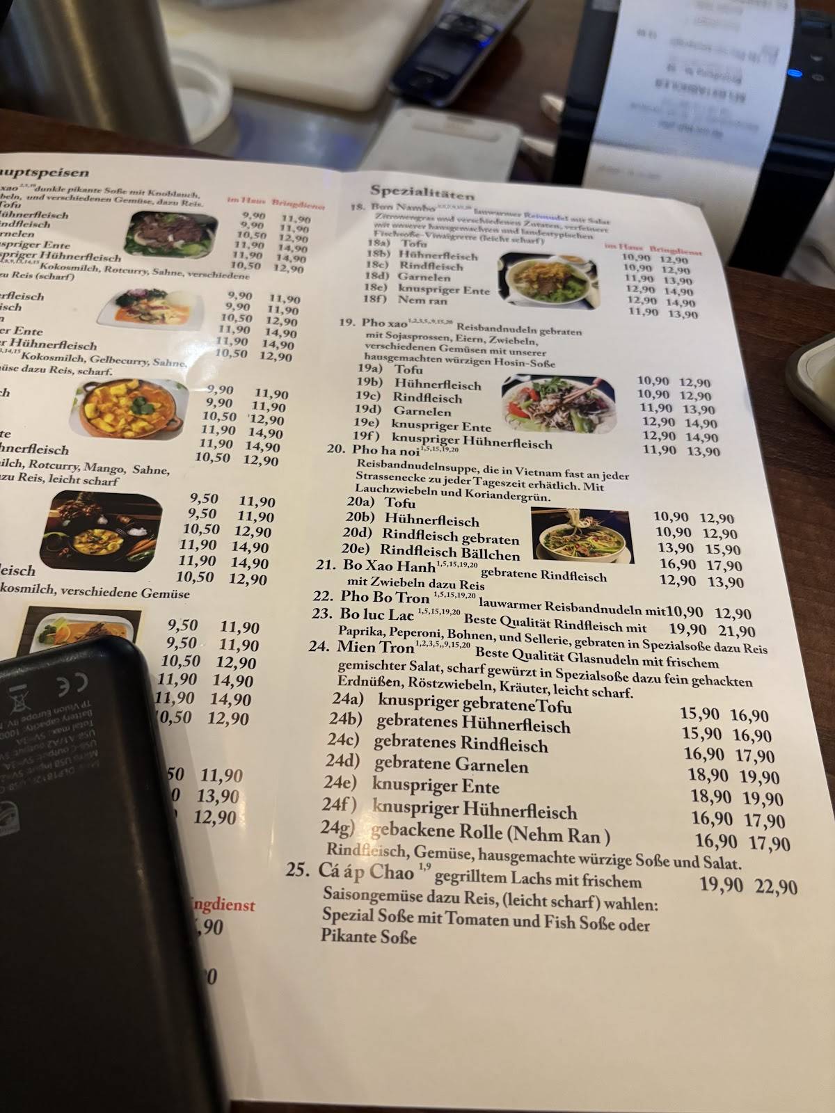 NEM VIET меню