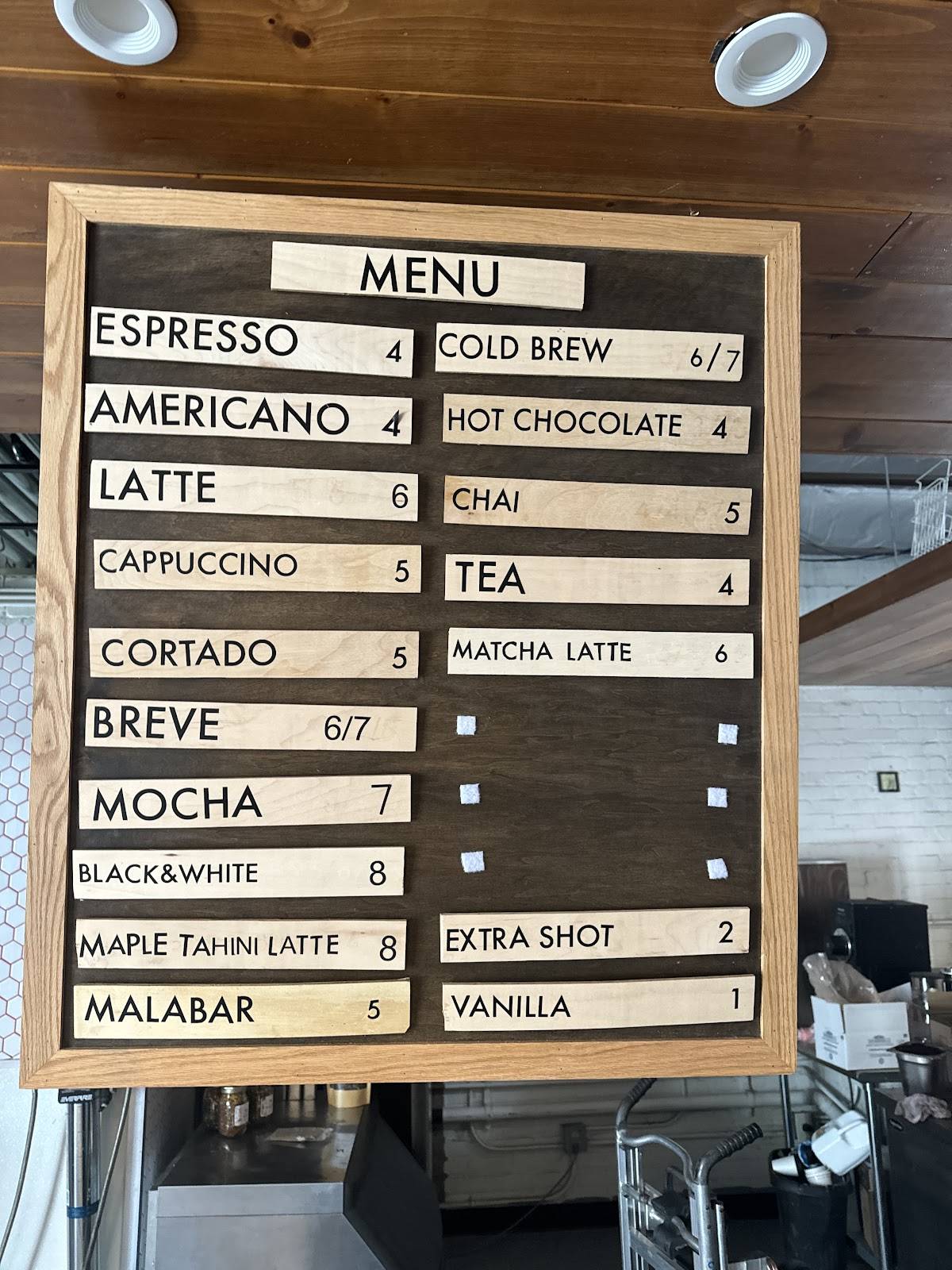 NO CITY COFFEE меню
