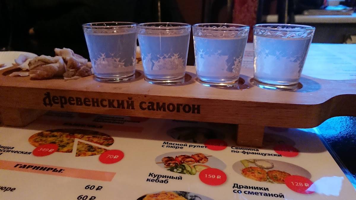 Накатильня меню
