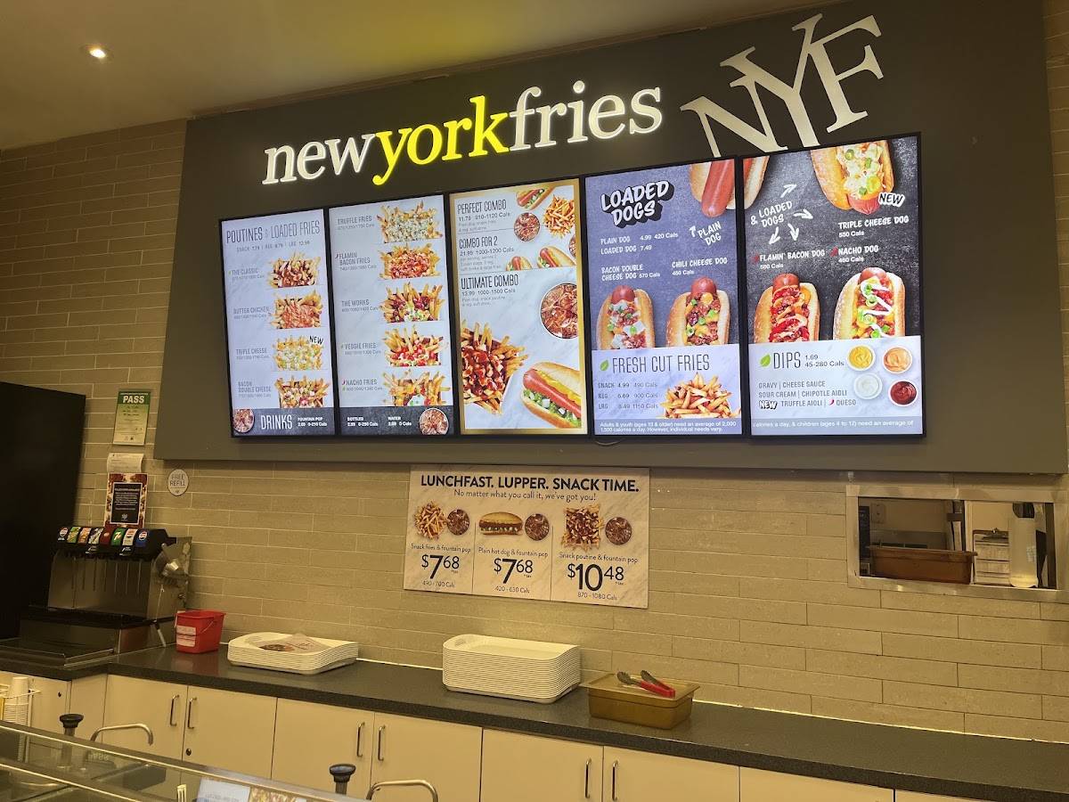 New York Fries Lime Ridge Mall меню