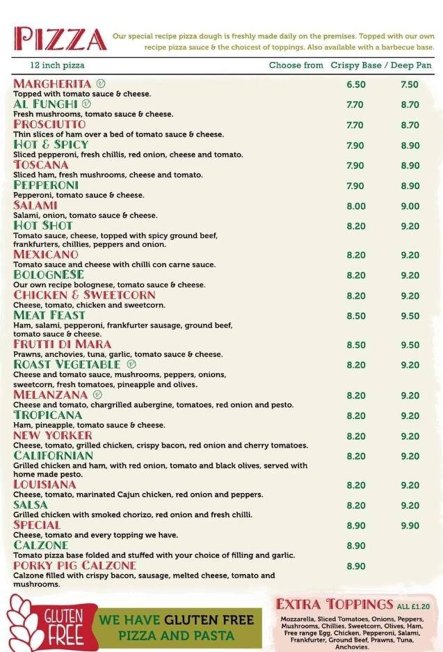 The Olive Tree Cafe меню