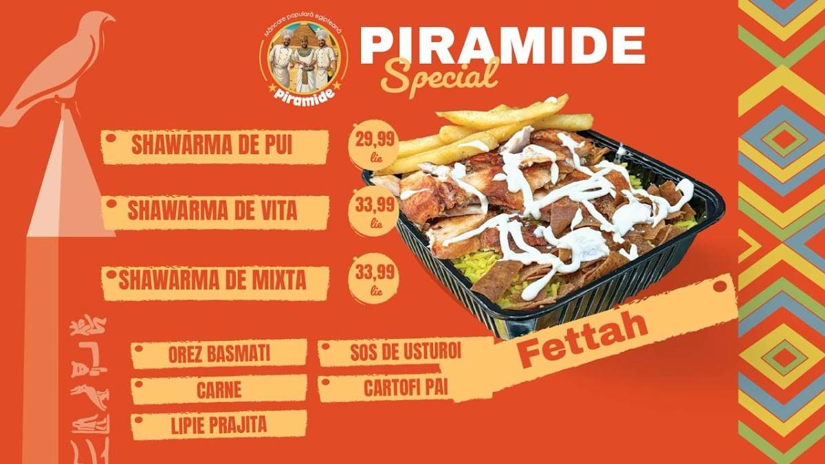 PIRAMIDE меню