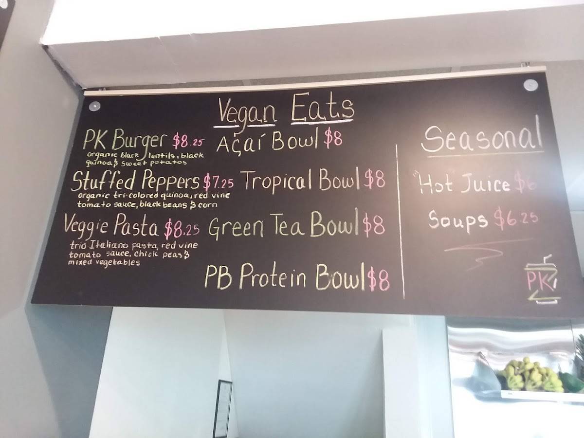 PK Blendz Juice Bar меню