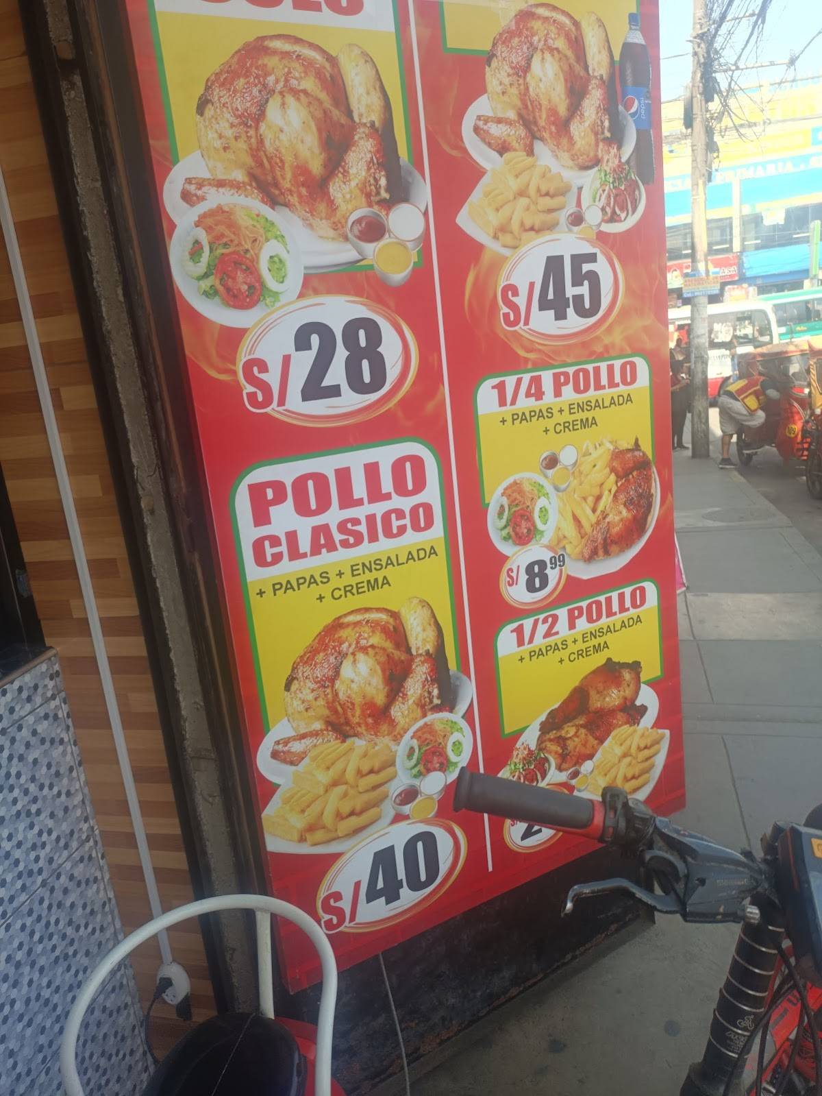 Palacio del pollo del 2 de canto grande меню