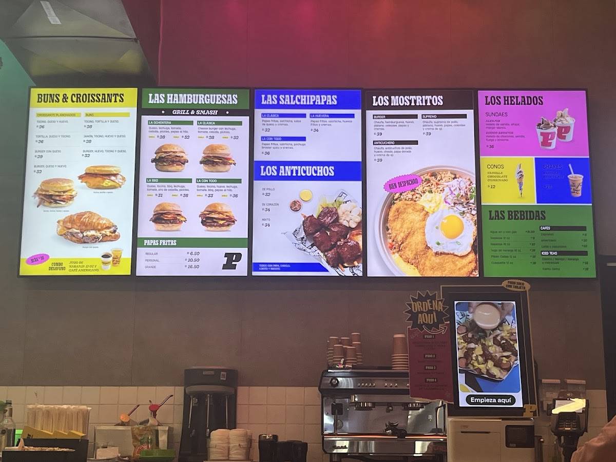 Papacho's меню