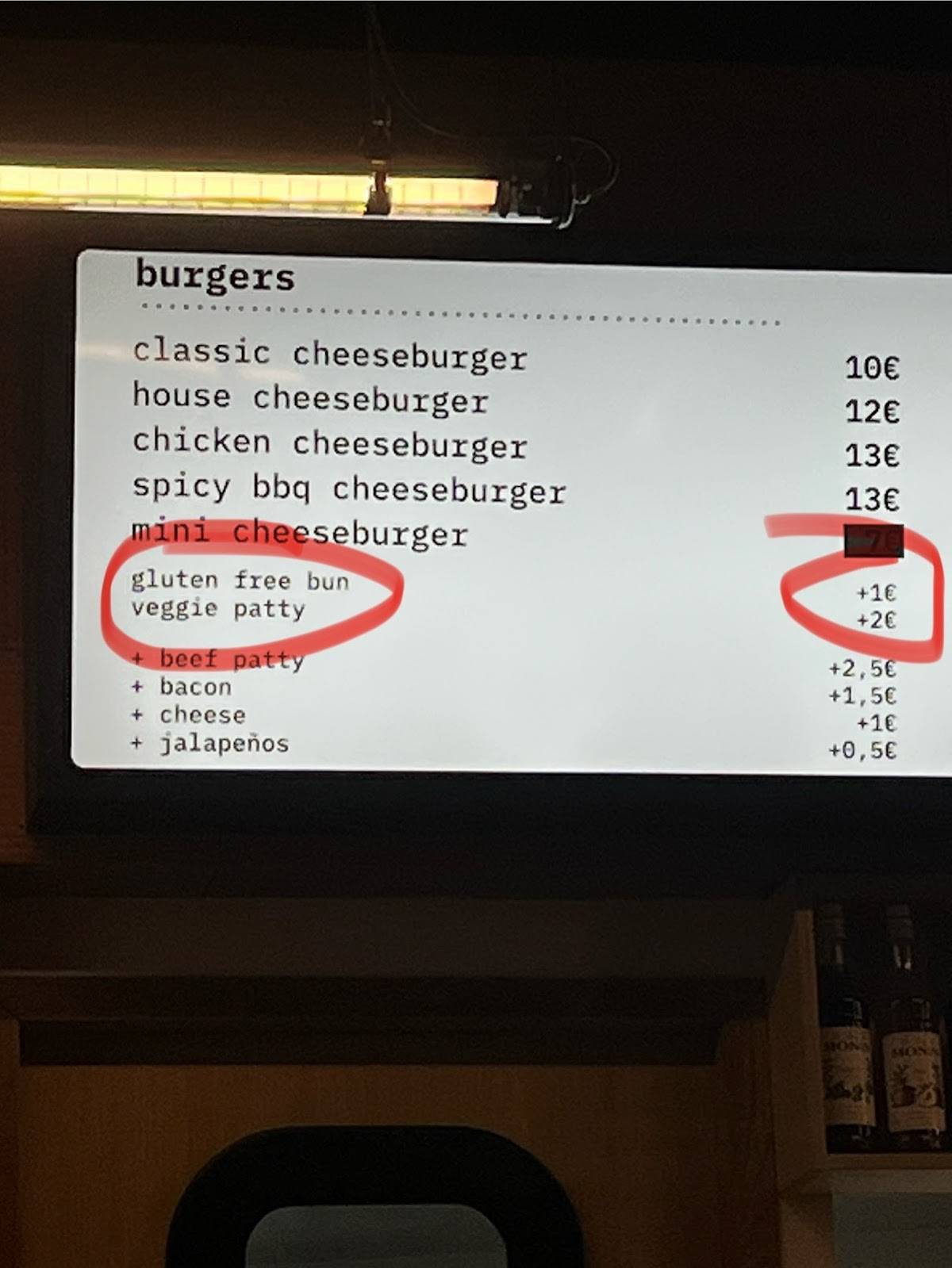 Pebble Burger меню