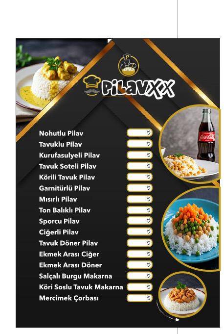 PilavXx меню