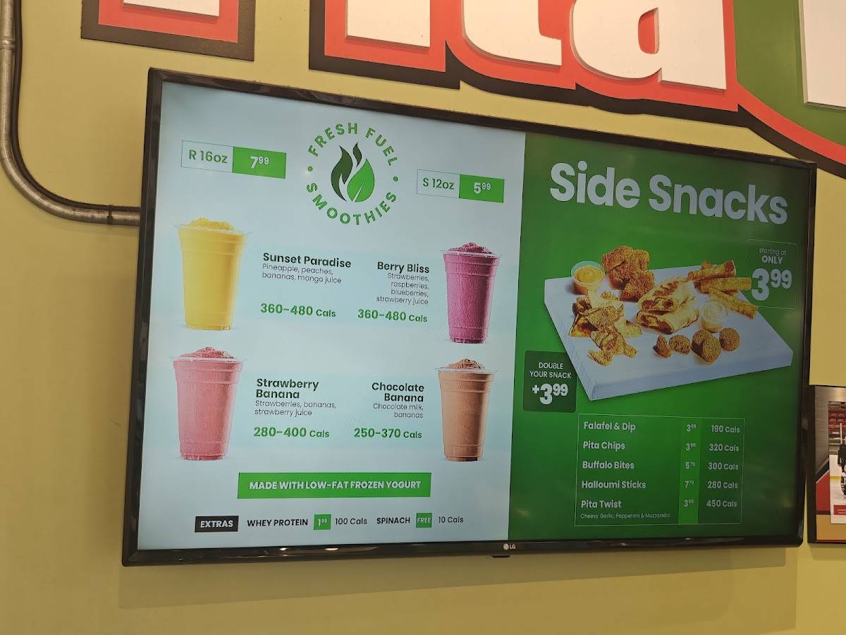 Pita Pit меню