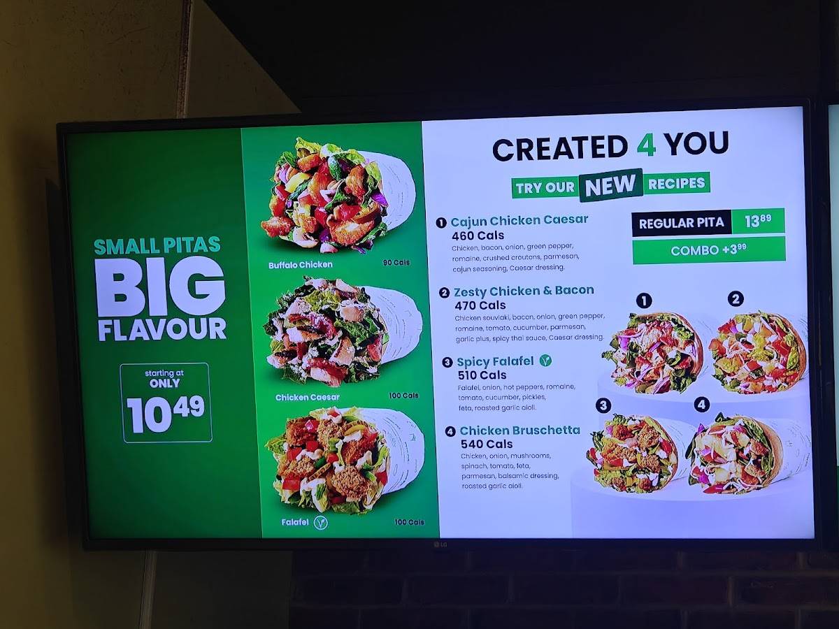 Pita Pit меню
