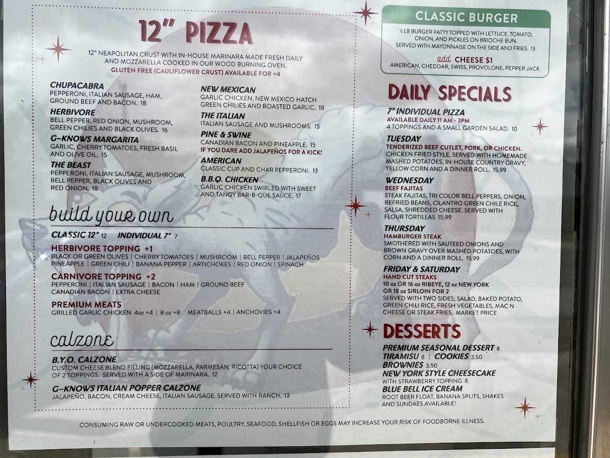 Pizza Junction меню