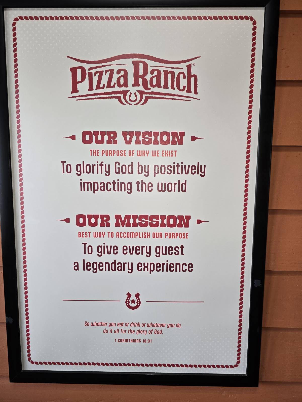 Pizza Ranch меню