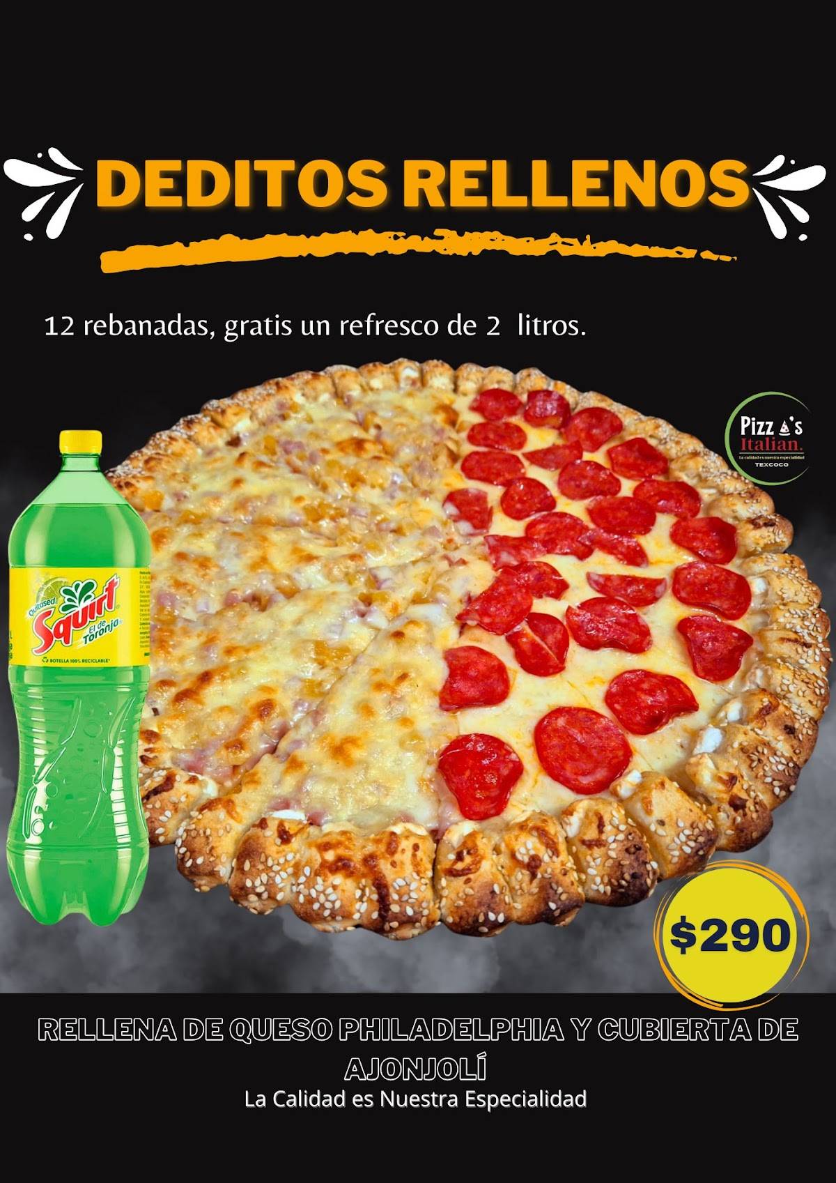 Pizzas Italian. меню