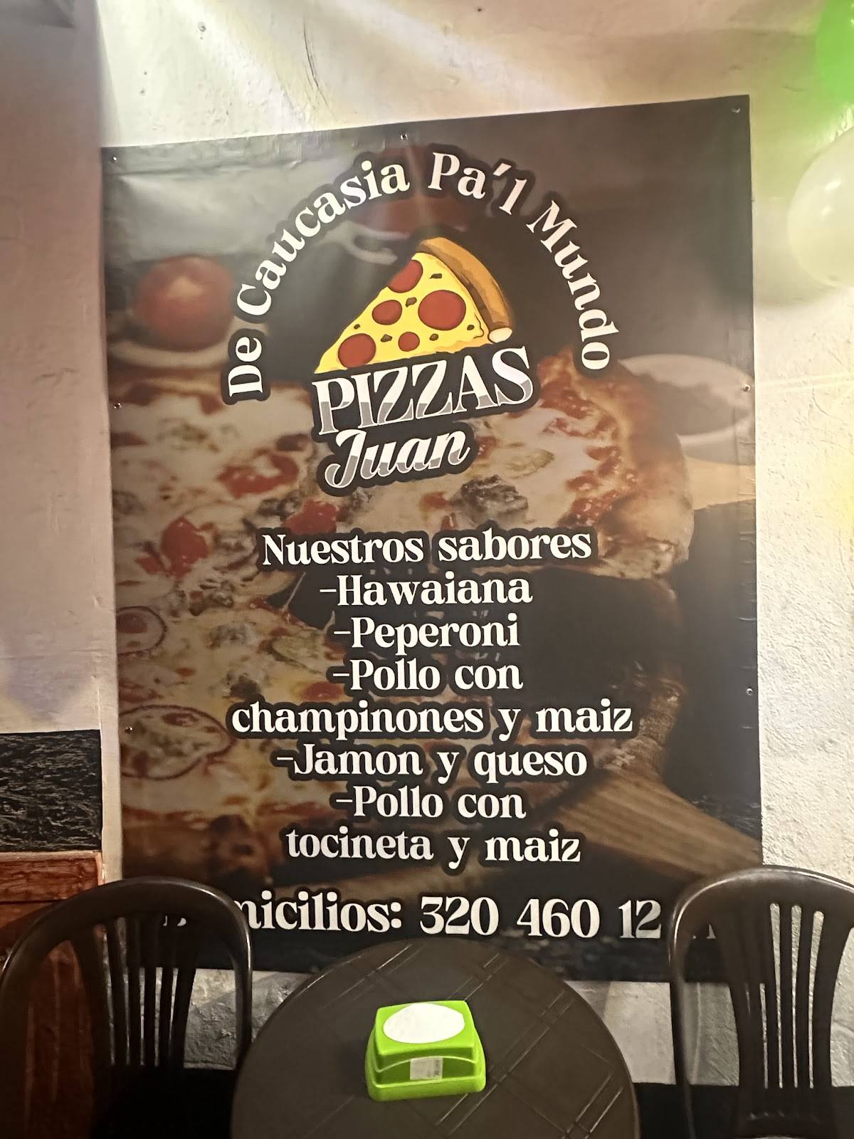 Pizzas Juan меню