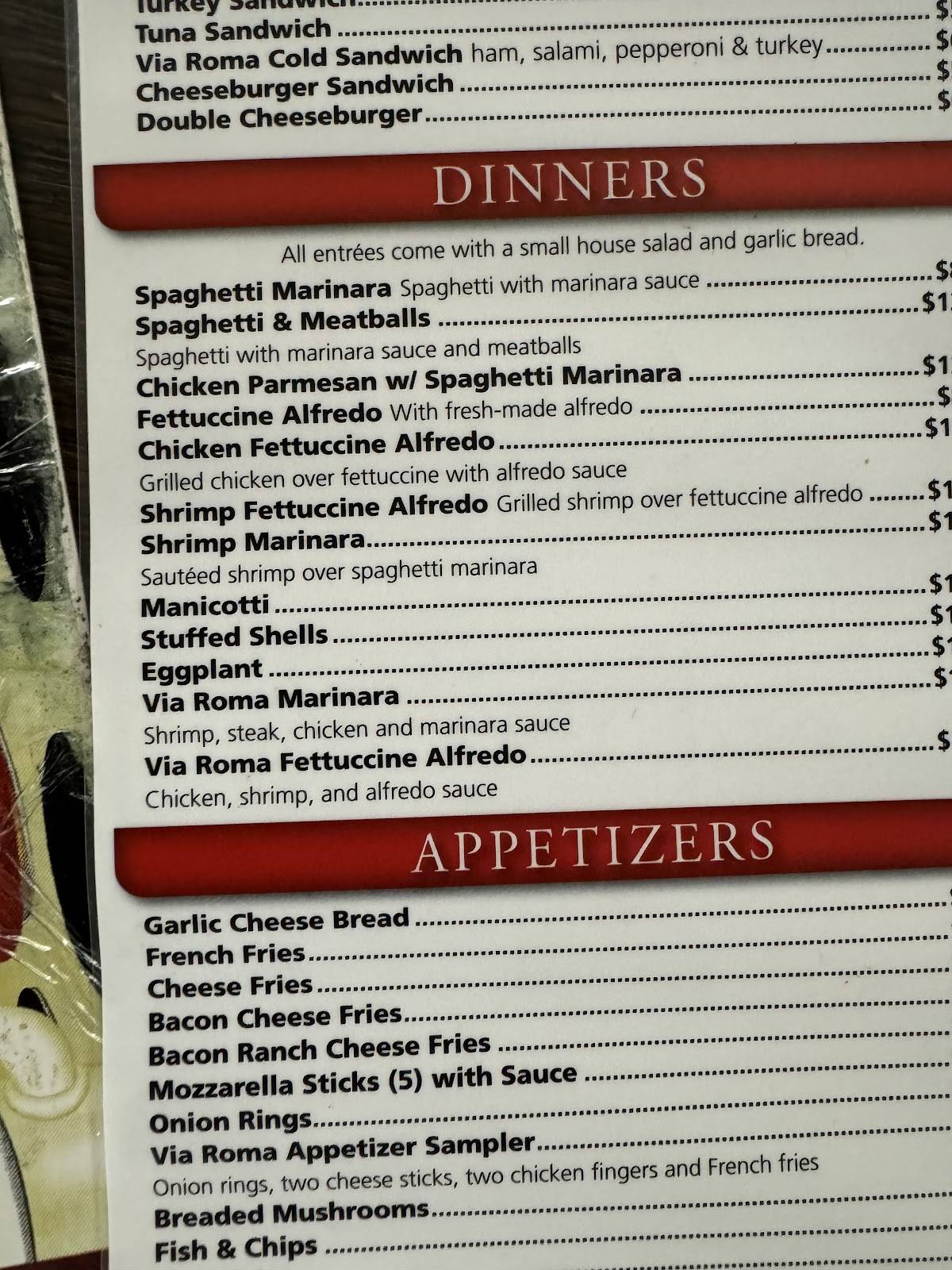 Via Roma Pizza меню