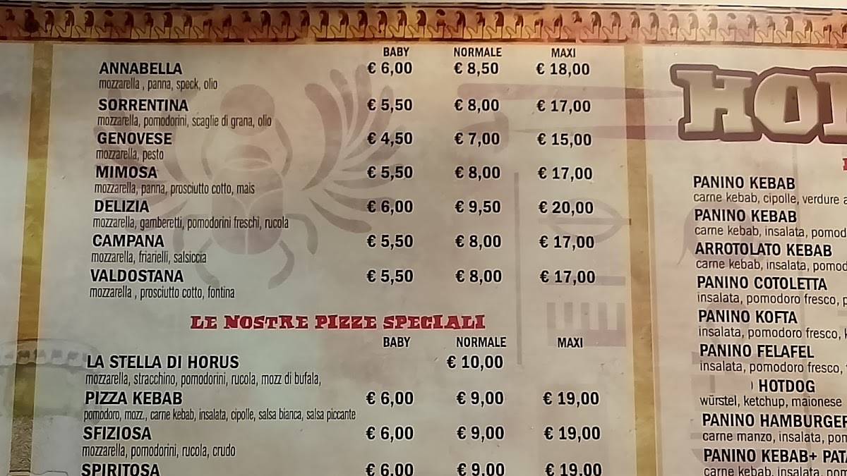 Pizzeria & Kebab "Via Roma" меню