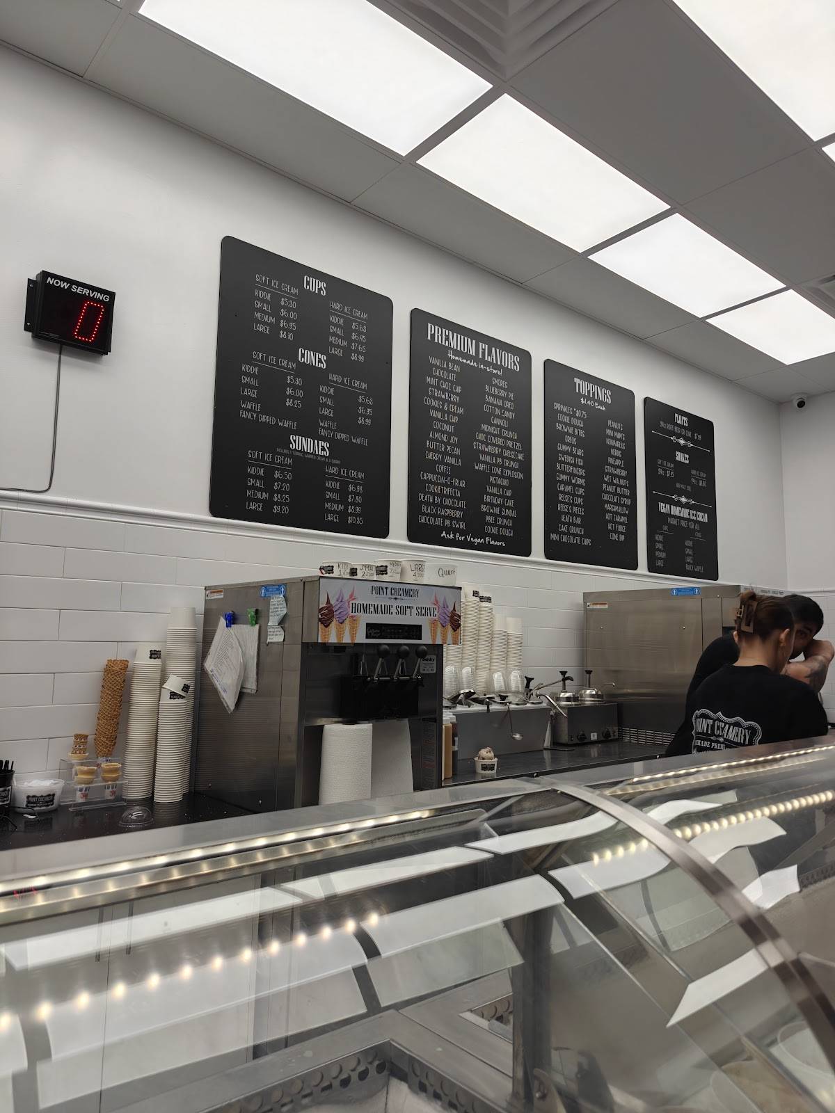 Point Creamery меню