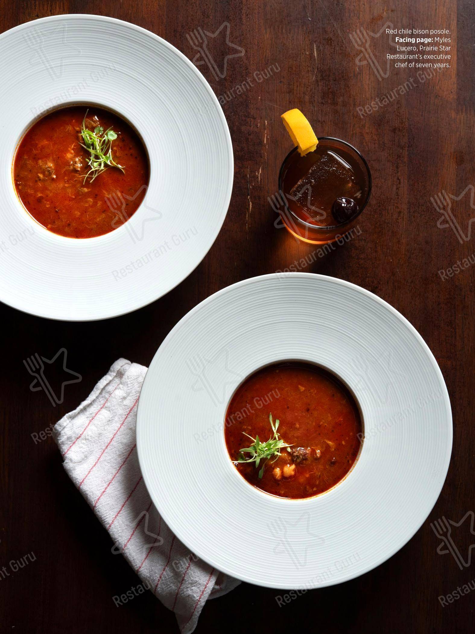 Меню паба и бара Prairie Star - Restaurant & Wine Bar