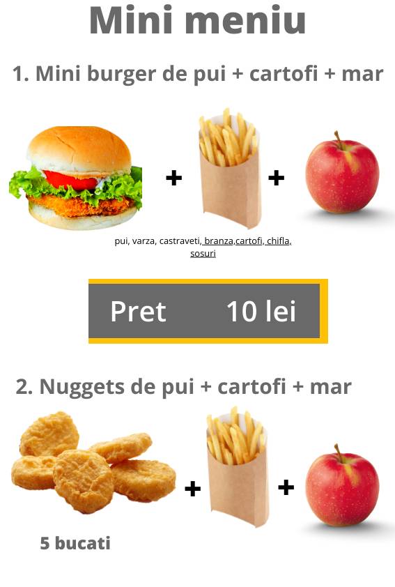 Premium Fast меню