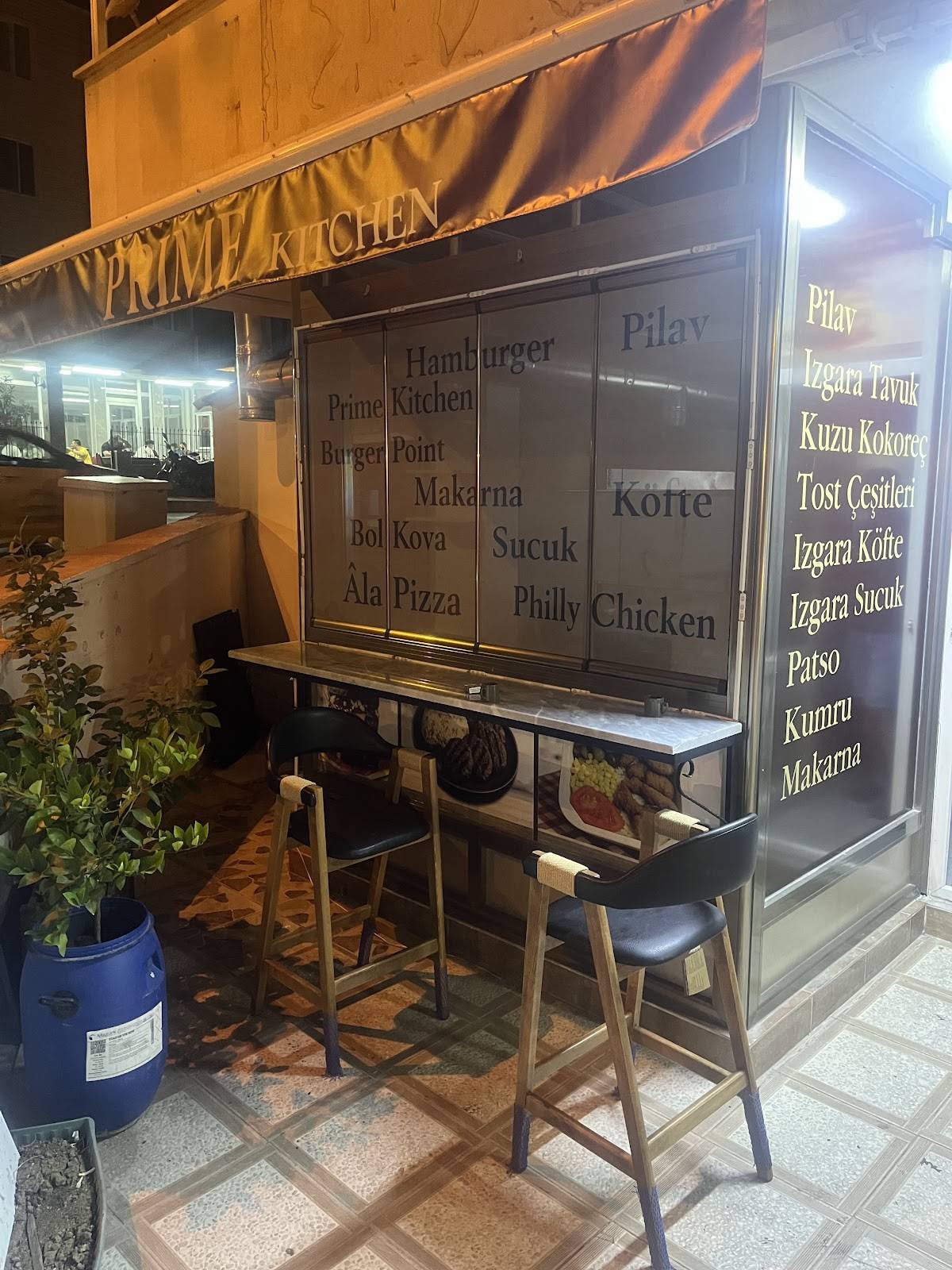 Prime Kıtchen меню