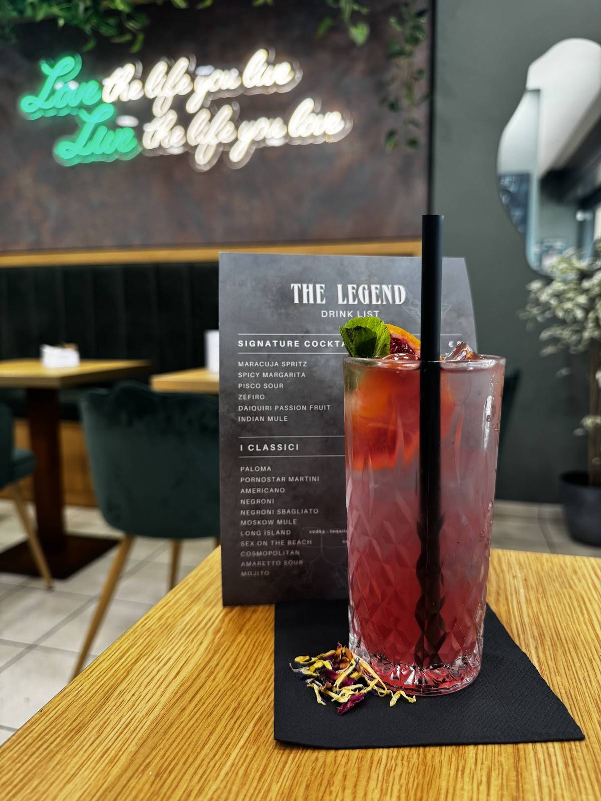 Bar The Legend Roma меню