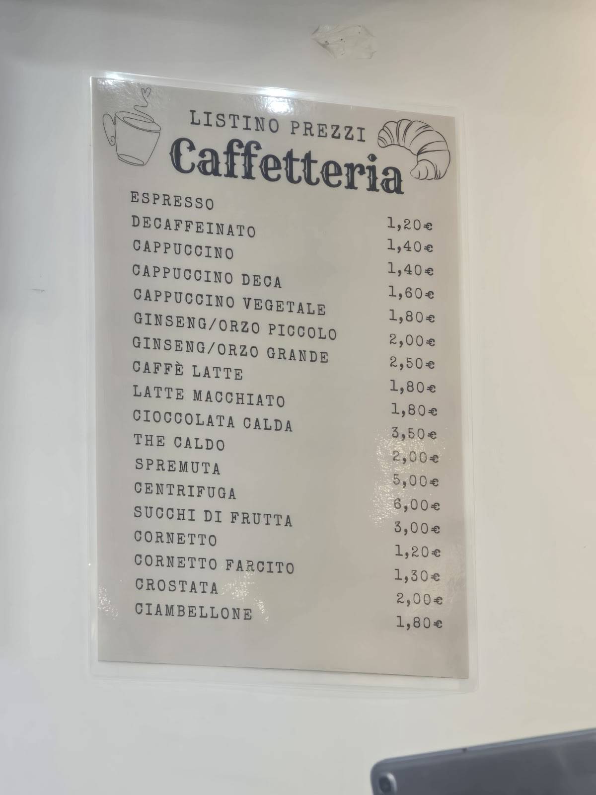 Café Bari меню