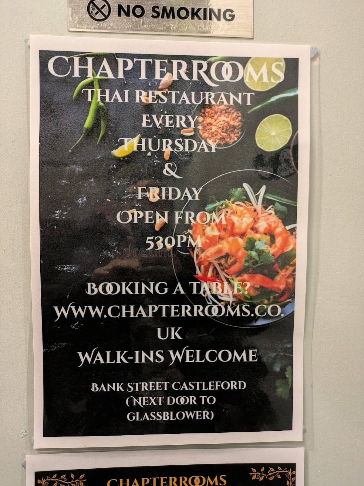 Chapter Rooms меню