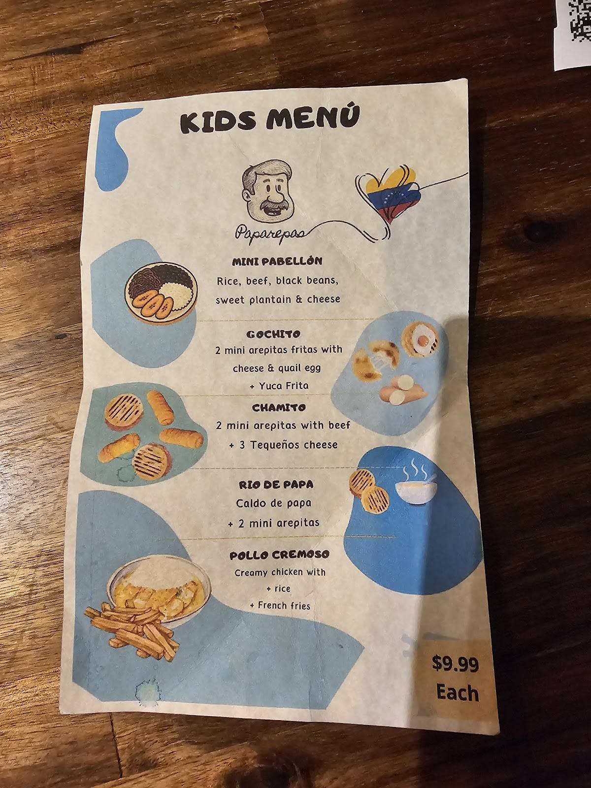 Paparepas Venezuelan Food (Renton) меню