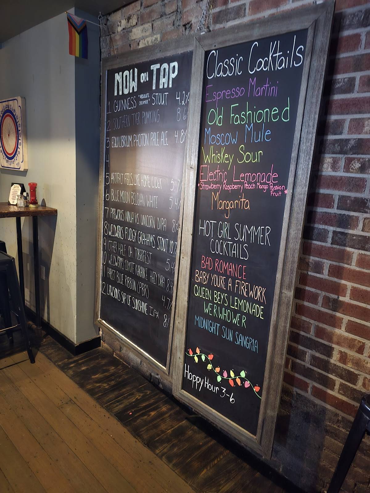 Tapped меню