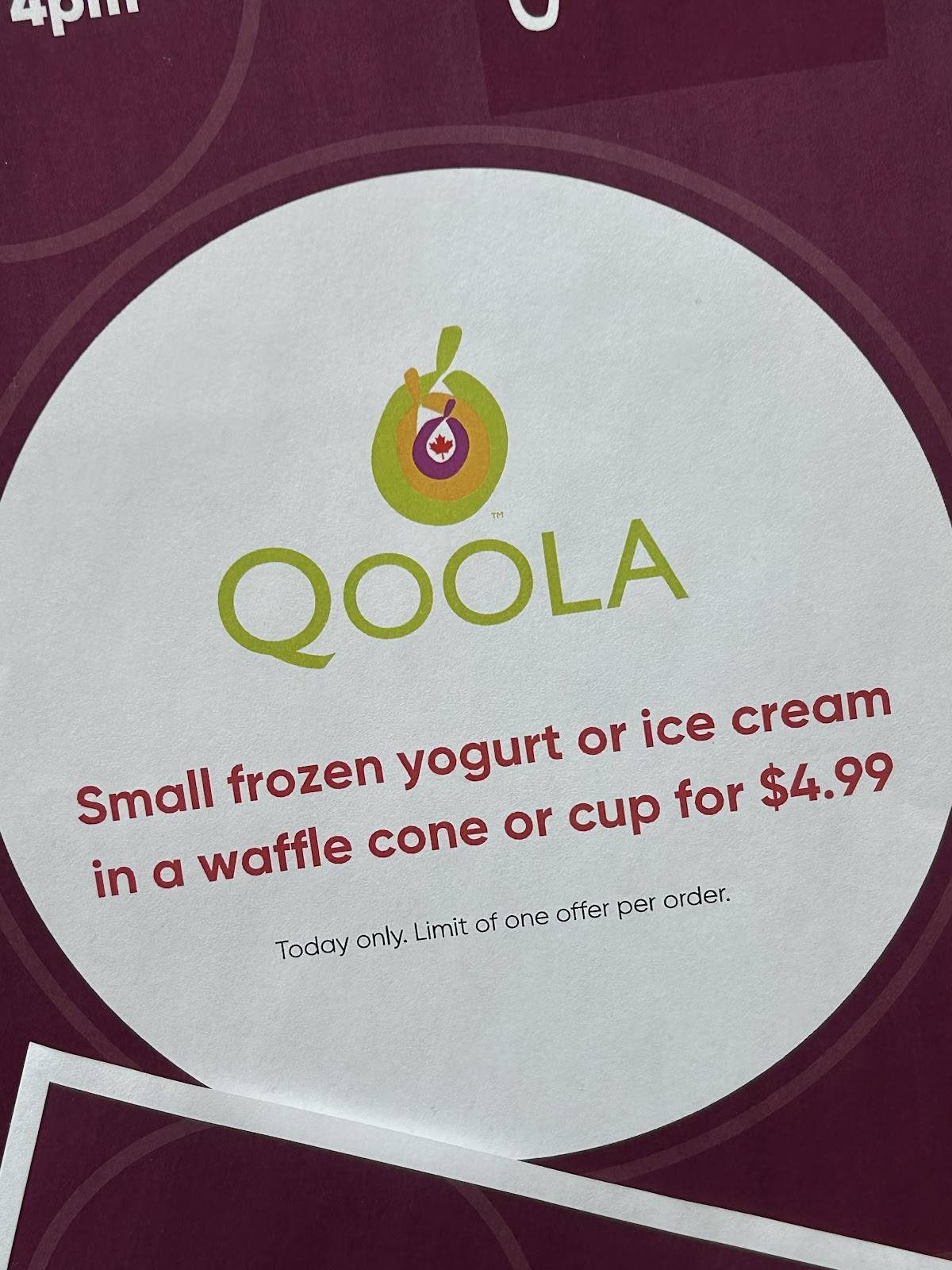 Qoola FRESH меню