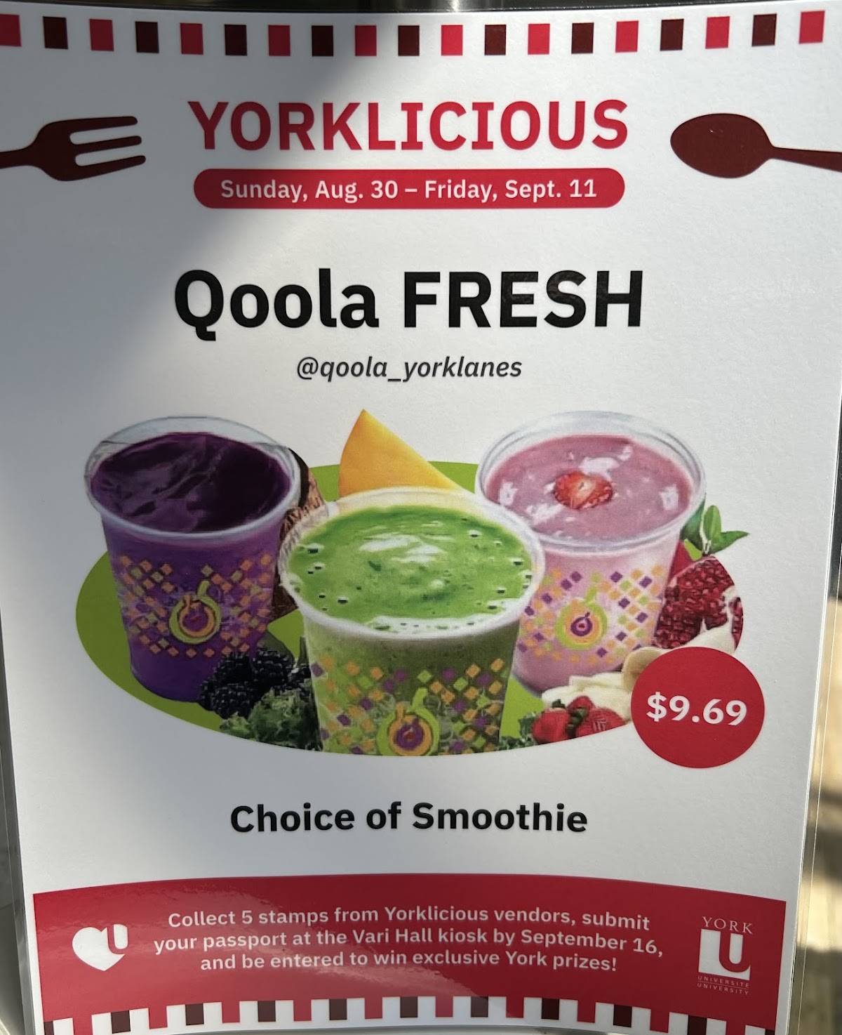 Qoola FRESH меню
