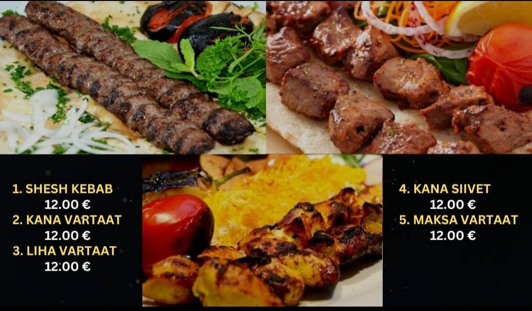 Raision Kebab House меню