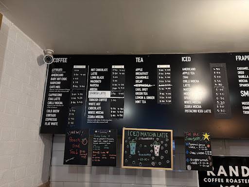 Rand Coffee Roastery меню