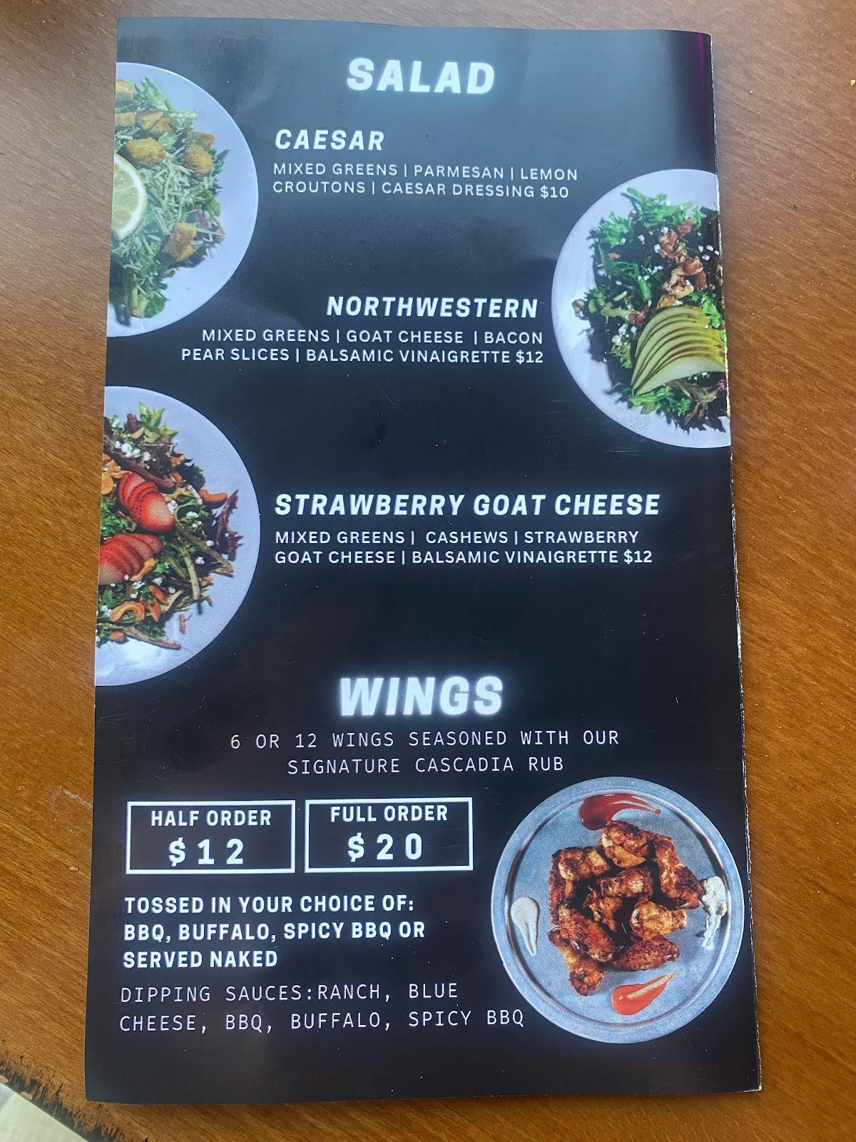 Cascadia Pizza Co. меню